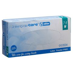 SEMPERCARE Edition gants Latex M n poudré 100 pce