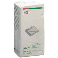 Gazin Mullkompressen 10x10cm 16-fach unsteril 100 Stk