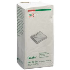 Gazin Mullkompressen 10x10cm 16-fach RK 100 Stk x 3Stk