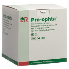 Pro Ophta S Augenverband S durchsichtig 50 Stk