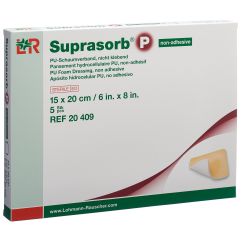 SUPRASORB P pansement mousse 15x20cm n ad 5 pce