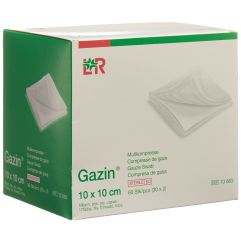 Gazin Mullkompressen 10x10cm 16-fach steril 30 x 2 Stk