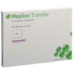 MEPILEX Transfer Safetac pan vul 15x20cm sil 5 pce