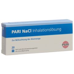 PARI NaCl 0.9 % solution inhalation 20 amp 2.5 ml