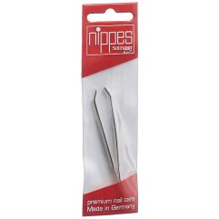 NIPPES Pincette 8cm recourbée nickelé