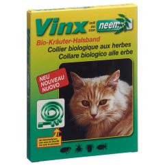 Vinx Neem Kräuter Halsband 35cm Katze grün