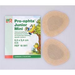 PRO OPHTA Jun pans occlusif mini 6.5x5.4cm 5 pce