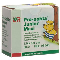 PRO OPHTA Jun pans occlusif maxi 7.0x5.9cm 50 pce