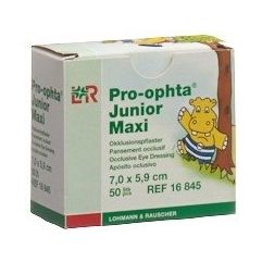 PRO OPHTA Jun pans occlusif maxi 7.0x5.9cm 100 pce