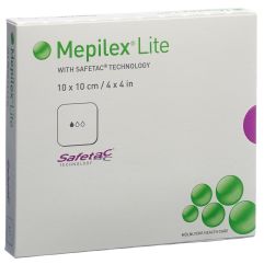 MEPILEX Lite pans hydrocell 10x10cm silic 5 pce