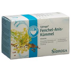 SIDROGA Fenchel-Anis-Kümmel 20 aromageschützte Doppelkammerbeutel