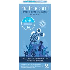 NATRACARE tampons avec applicateur super 16 pce