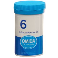 Omida Schüssler Nr6 Kalium sulfuricum Tabl D 6 Ds 100 g