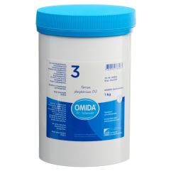 Omida Schüssler Nr3 Ferrum phosphoricum Tabl D 12 Ds 1000 g