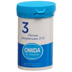 Omida Schüssler Nr3 Ferrum phosphoricum Tabl D 12 Ds 100 g