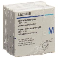 MERCK papier indicateur rouleau comp pH 1-10 3 pce