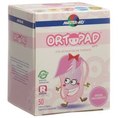 ORTOPAD emplâtre occlusif regu girls dès 4a 50 pce