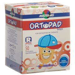 ORTOPAD emplâtre occlusif regu boys dès 4a 50 pce