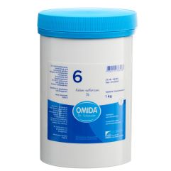 Omida Schüssler Nr6 Kalium sulfuricum Tabl D 6 Ds 1000 g