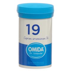 Omida Schüssler Nr19 Cuprum arsenicosum Tabl D 6 Ds 100 g