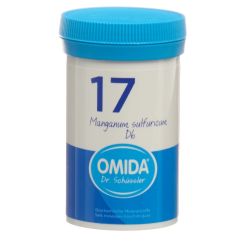 Omida Schüssler Nr17 Manganum sulfuricum Tabl D 6 Ds 100 g