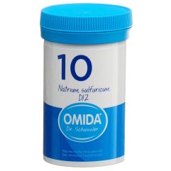 OMIDA SCHÜSSLER no10 natr sulf cpr 12 D bte 100 g