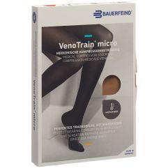 VENOTRAIN MICRO A-D KKL2 S normal/short offene Fussspitze caramel 1 Paar