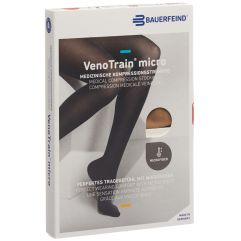 VENOTRAIN MICRO A-D KKL2 S normal/long offene Fussspitze caramel 1 Paar