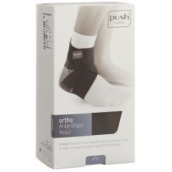 PUSH ORTHO AEQUI Fussgelenkband 27-31cm links grau