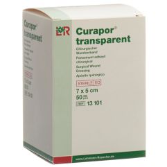 Curapor Wundverband 7x5cm transparent 50 Btl