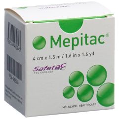 Mepitac safetac Fixierverband 1.5mx4cm Silikon