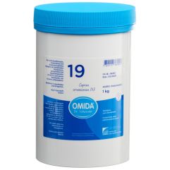 Omida Schüssler Nr19 Cuprum arsenicosum Tabl D 12 Ds 1000 g