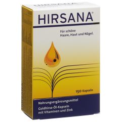 HIRSANA Capsules huile millet doré 150 pce