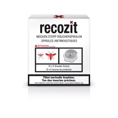 RECOZIT stop moustique spirale fumigène 5 x 2 pce