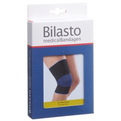 BILASTO Kniebandage M schwarz/blau