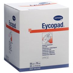 EYCOPAD compr ophtalmiques 70x56mm stérile 25 pce