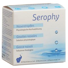 SEROPHY solution physiologique 5ml 20 pce