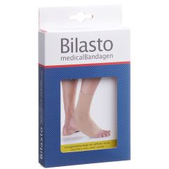 Bilasto Fussgelenkbandage S Ferse offen beige 1 Stück