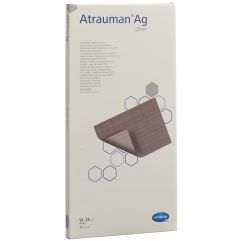 ATRAUMAN Ag compresses 10x20cm stériles 10 pce