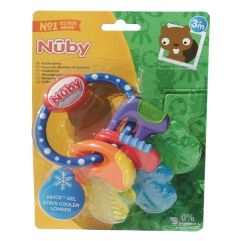 Nuby Beissring Schlüssel mit Eisgel