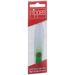 NIPPES Lime en verre en etui 9cm jaune viol bleu