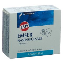 EMSER sel de rinçage nasal 20 sach 2.5 g