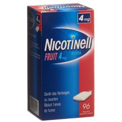 NICOTINELL FRUIT 4 mg 96 Kaugummi