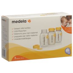 Medela Milchflasche 150ml inklusiv Deckel mit Einlage 3 Stk