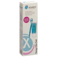 MIRADENT Tong-Clin Set 50ml Gel + Zungenreiniger