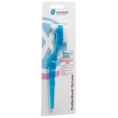 MIRADENT protho brush de luxe bros dent proth bleu