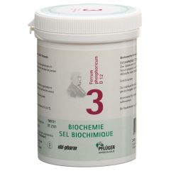 Pflüger Schüssler Nr3 Ferrum phosphoricum Tabl D 12 Ds 250 g