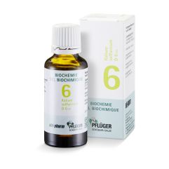 PFLÜGER SCHÜSSLER no6 kal sulf gouttes 6 D 30 ml