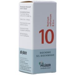 PFLÜGER SCHÜSSLER no10 natr sulf gouttes 6 D 30 ml