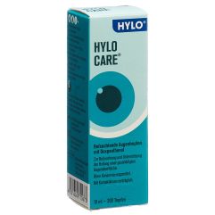 HYLO CARE Befeuchtende Augentropfen mit Dexpanthenol 10 ml